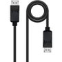 Nanocable Cable DisplayPort 1.2 CCS DP/M a DP/M 2.0m Negro
